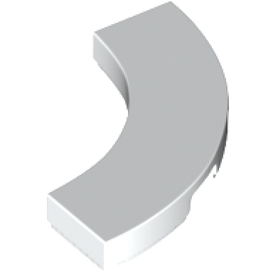 white tile round corner 3 x 3 macaroni