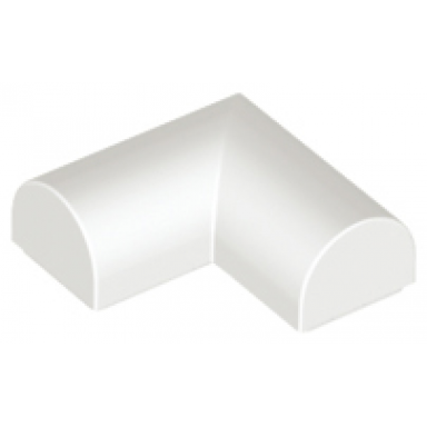 white slope curved 2 x 2 x 2 3 double corner