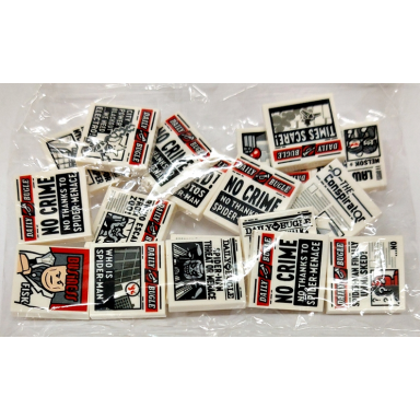 white tile 2 x 2 daily bugle newspapers 18 in bag multipack
