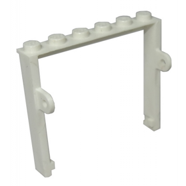 white garage door frame