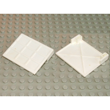 white garage door solid without counterweights - no hinge pins