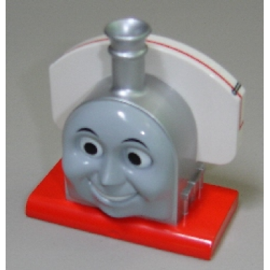 white duplo train thomas friends face stanley pattern