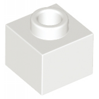 white brick modified 1 x 1 x 2 3 with open stud