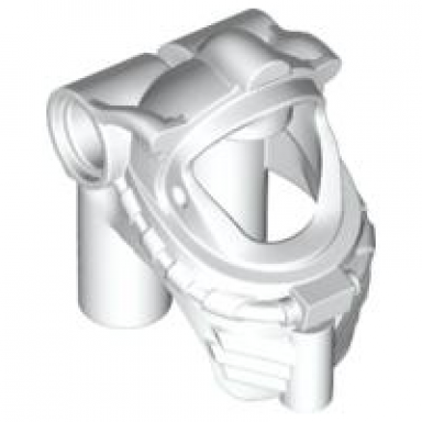 white minifigure headgear helmet underwater space with air tanks