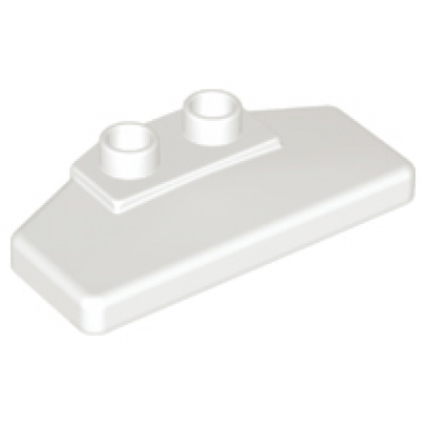 white duplo rear spoiler wing
