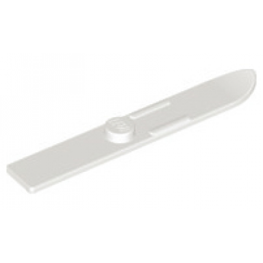 white minifigure utensil ski 6l 47mm long