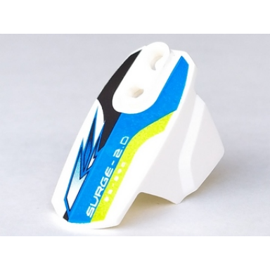 white hero factory armor with ball joint socket - size 5 with surge 2.0 pattern