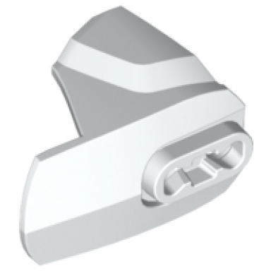 white hero factory armor with ball joint socket - size 4