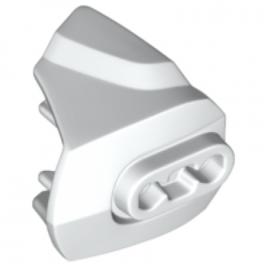 white hero factory armor with ball joint socket - size 3