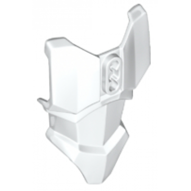 white large figure torso armor with 2 chest holes