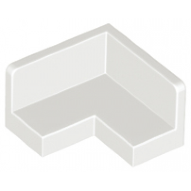 white panel 2 x 2 x 1 corner