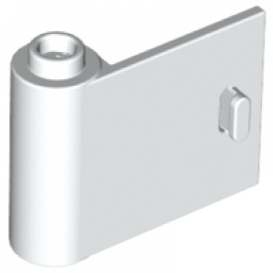 white door 1 x 3 x 2 left - open between top and bottom hinge