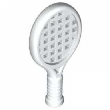 white minifigure utensil tennis racket