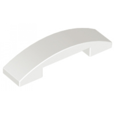 white slope curved 4 x 1 x 2 3 double