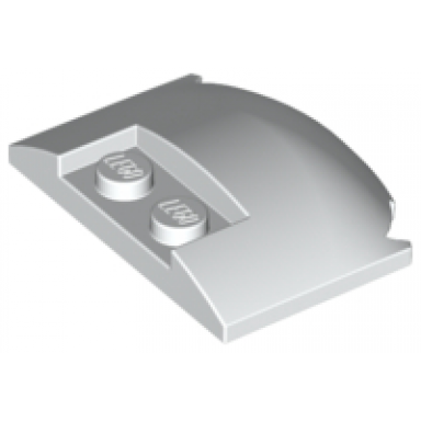 white wedge 3 x 4 x 2 3 triple curved