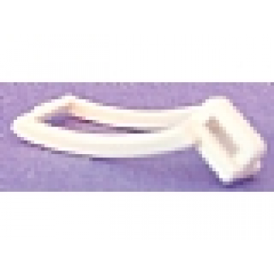 white minifigure utensil scabbard with shoulder strap