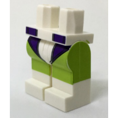 white hips and legs with dark purple and white leotard and lime legs pattern