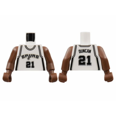 torso nba san antonio spurs 21 duncan pattern brown nba arms