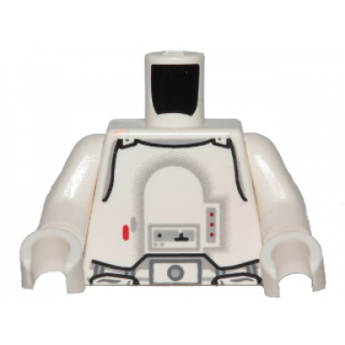 white torso sw armor snowtrooper pattern white arms white hands