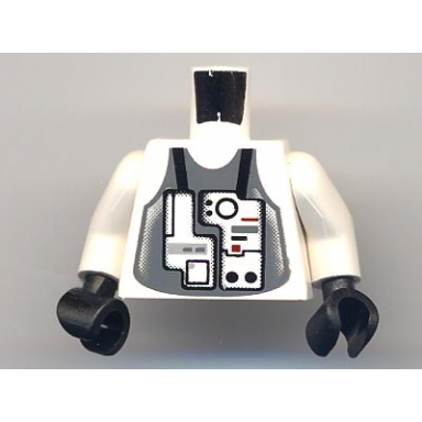 white torso sw ten numb pattern white arms black hands