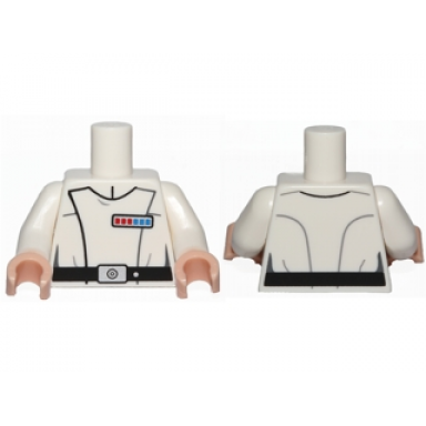 white torso sw imperial officer 7 pattern admiral yularen white arms light nougat hands