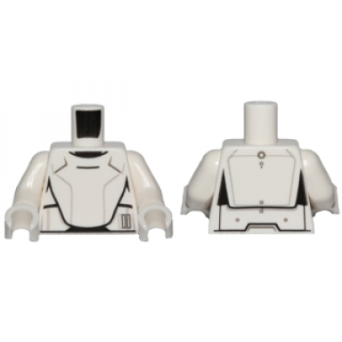 white torso sw armor flametrooper ep 7 pattern white arms white hands