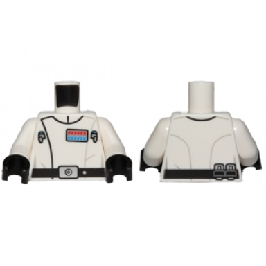 white torso sw imperial officer 10 pattern director krennic white arms black hands