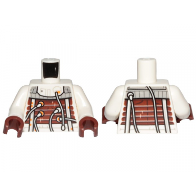 white torso sw bacta suit pattern white arms reddish brown hands