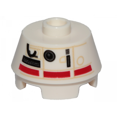 white cone 2 x 2 truncated with sw dd-bd droid pattern