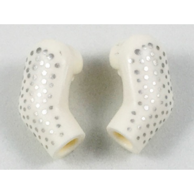 arm matching left and right pair with silver speckles pattern