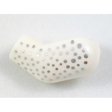 arm left with silver speckles pattern