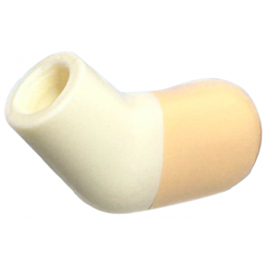 white arm left with molded light nougat short sleeve pattern