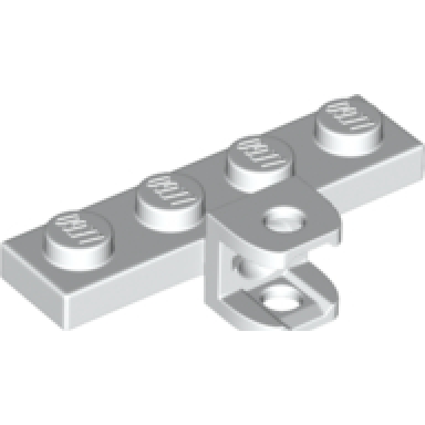 plate modified 1 x 4 with tow ball socket flattened with holes