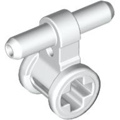 white pneumatic hose connector with axle connector