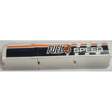 white stickered assembly 4 x 2 x 12 with fuel 4 speed pattern model left side sticker - set 8147 - 3 cylinder half 2 x 4 x 4