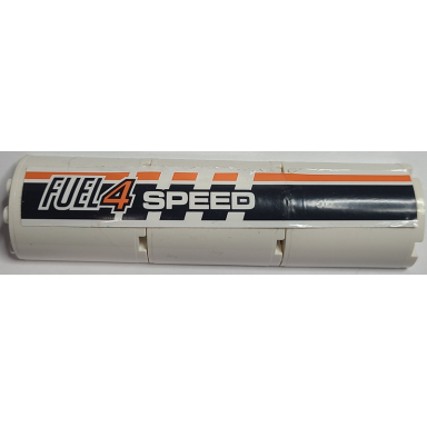 white stickered assembly 4 x 2 x 12 with fuel 4 speed pattern model right side sticker - set 8147 - 3 cylinder half 2 x 4 x 4