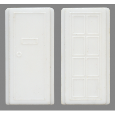 white door for slotted bricks