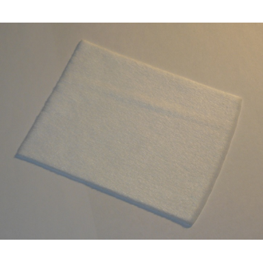 white duplo cloth blanket 8 x 10 cm plush