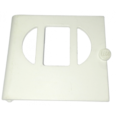 white fabuland door with oval pane in 3 sections