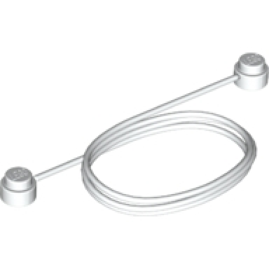white string with end studs 40l overall with same color studs pattern