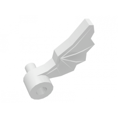 white minifigure plume dragon wing left
