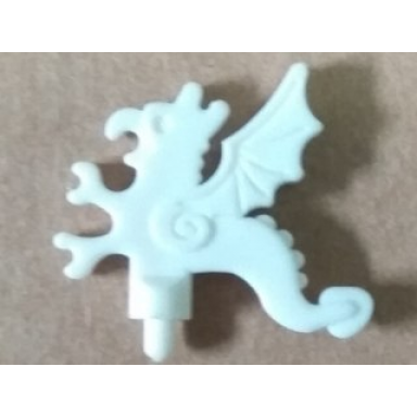 white minifigure plume dragon