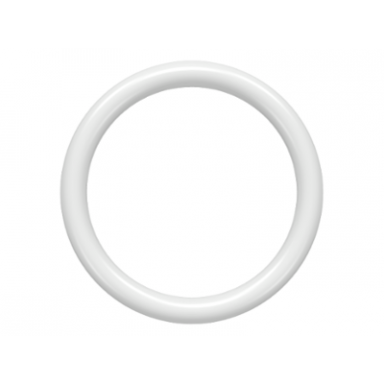 white rubber belt small round cross section - approx 2 x 2