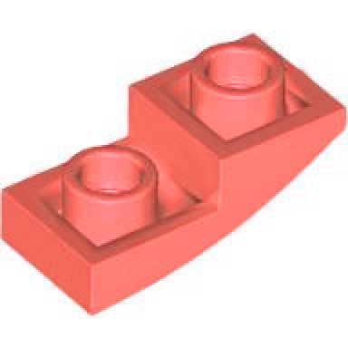 coral slope curved 2 x 1 x 2 3 inverted