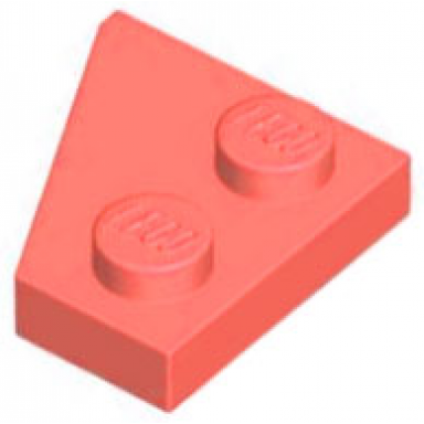 coral wedge plate 2 x 2 right