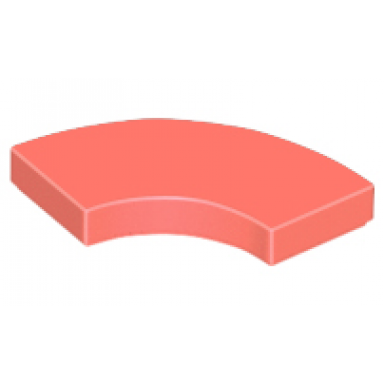 coral tile round corner 2 x 2 macaroni