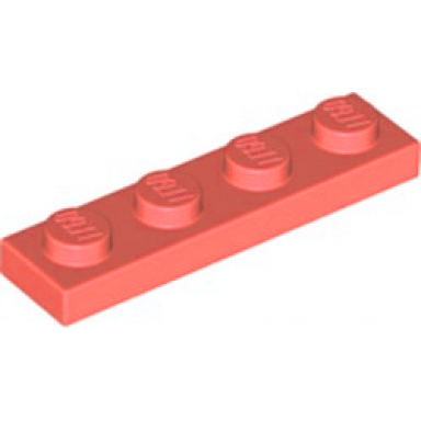 coral plate 1 x 4