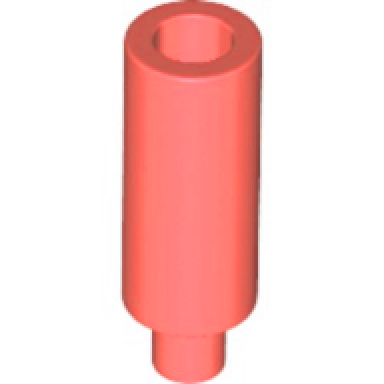coral minifigure utensil candle
