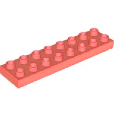 coral duplo plate 2 x 8