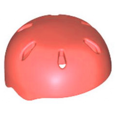 coral minifigure headgear helmet sports with vent holes